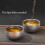 Titanium Cup Pure Titanium Tea Cup 45ml Double Layer 2PCS 2