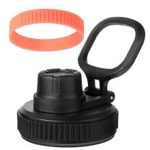 Lid for Wide Mouth, Lids for 16 20 24 32 40 OZ Wide Mouth, Chug Lid Replacement Sport Cap Orange