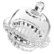 Clear Soup Bowls Multifunctional Bowl Glass Food Storage Elegant 12.70X12.70X12.00CM 1Pack