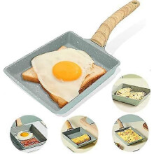 Japanese Omelet Pan with Nonstick Coating, Aluminum Omelet Pan, Rectangular Egg Pan, Tamago Mini Frying