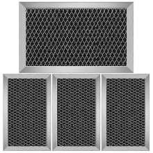 Lot de 4 filtres Ă charbon de rechange pour micro-ondes JX81C WB02X10776