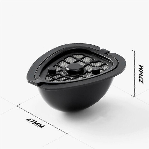 2In1 Coffee Capsule Pod for 9662.62 Machine Refillable Filter Pod Replacement Coffee Capsule and Te