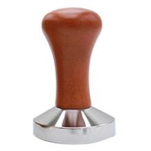 Coffee Tamper Wooden Stainless Steel Base Suitable for Espresso Machine Accessories 53mm bs