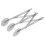 Stainless Steel Multi 3 Wheels Dough Roller Divider for Pastry Pizza Cutter Baking Tools,Sliver 1