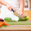 Plastic cutting boards, multi-colored, 4-piece 4