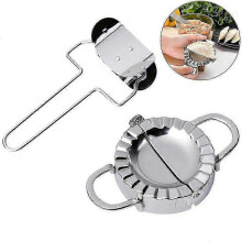 Ravioli Dumpling Maker Shaper And Cutter, 2 Pcs Stainless Steel