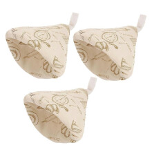 Lid Knob Sleeves Pot Lid Handle Cover Home Users 3Pcs Heat Resistance Beige