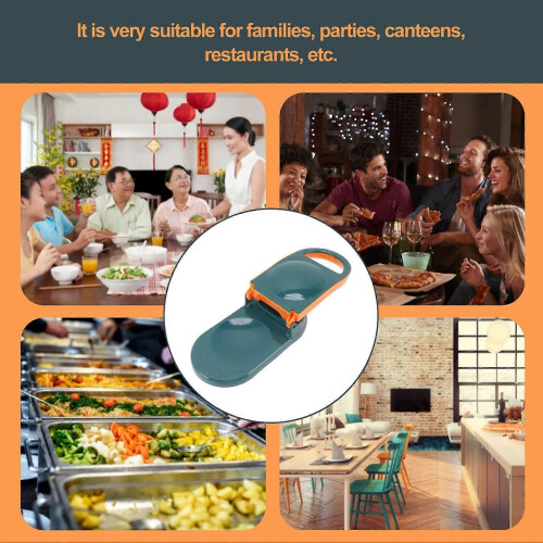 2 in 1 Manual Dumpling Maker Kitchen Dumpling Making Tool Household Multifunctional Dumpling Mold,Orange 1