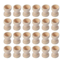 Set van 24 decoratieve paaseihouders voor thuisopslag