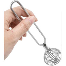 Fruste a molla in acciaio inossidabile Lelasety - Utensile da cucina per frullatore a immersione per