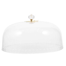 Pastry Display Dome Sleek Clear Food Covers Protection 26.50X26.50X10.00CM 1Pack