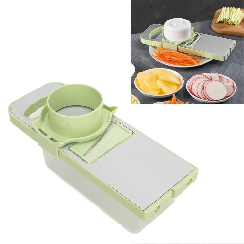 Vegetable Cutter Multifunctional Rustproof Veggie Potato Chopper Garlic Chopper for Home Kitchen Restaurant 2