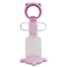 Silicone Teething Feeder, Double Hole Design For Easy Operation, Soft And Gentle Baby Safe Materials,