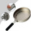 Compact design Ti frying pan with foldable handle,  for outdoor cooking 4