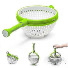 Centrifugadora de ensaladas de nuevo estilo, lavadora de verduras de cocina, centrifugadora de agua,