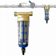 Filtro de sedimentos reutilizable, prefiltro de agua de 1/2" para tuberías de pozo, prefiltro de micras,