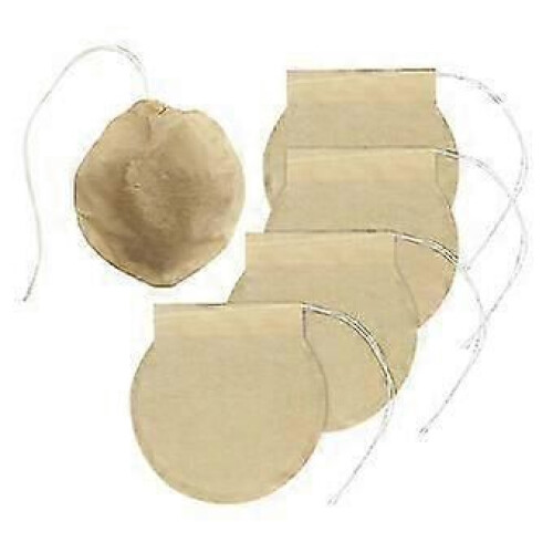 200pcs Round Home Multifunctional Coffee Filter Bag Tea With Drawstring Hot Brew 2