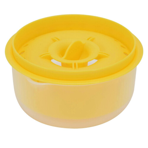 Mini Egg Yolk Separator NonToxic Durable Egg White Filter Divider Kitchen Tool for Home Bakery(Yellow
