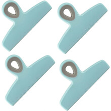 Gourmet Guardians: Chip Bag Clips, Magnetic Back For Versatile Use, Non-slip Ribbed End Ensures Airtight