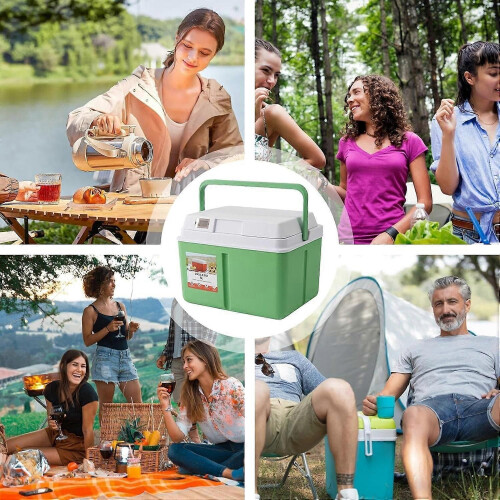 Camping Cooler  Ice Crates with Temperature Display, Insulated, Leakproof, 5L 2