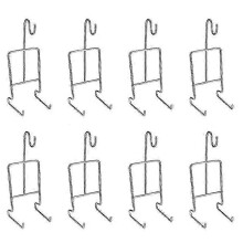 8 piezas de soporte de exhibición para tazas de té y platillos, soporte de metal para platillos, soporte