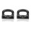 2x Home Black Silver Bakelite Handle For Fry Pan Saucepan Cookware 1