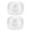 Egg Holder for Boiled Eggs White Color Practical for Home Easy to Clean 2Set 3