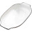 Ceramic Serving Plate Double Handle Formal Dinner Deep Pie Pan Bright Color Stackable 1Pcs 2