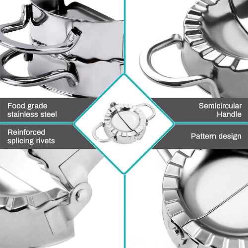 Ravioli Maker, Dumpling Wrapper Dumpling Moule, Acier Inoxydable Boulette Maker, Ravioli Machine, Boulette 2