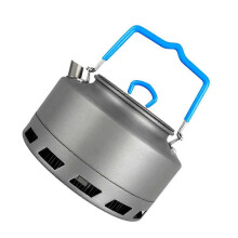 Kampeertheepot Draagbare waterkoker Hard aluminiumoxide Wandelketel Compact ontwerp voor buitenliefhebbers