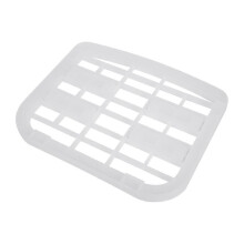 Étagère sous évier, support de rangement pour assiettes, vaisselle, cuisine, salle de bain, blanc
