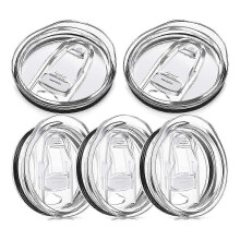 20 Oz Skinny Replacement Lids Tumbler Replacement Lids Plastic Splash Resistant Lids Covers Spill Proof