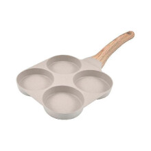 Egg Pan Omelette Pan, 4-Cup Nonstick Egg Frying Pan, Egg Cooker Pan Egg Skillet for Breakfast, Pancake,