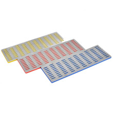 Lot de 3 pierres à aiguiser diamantées pour affûtage grossier/moyen/fin