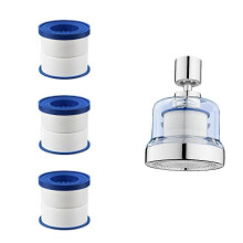 Filtre à eau pour robinet d'évier Filtre à eau rotatif pour robinet avec 3 filtres remplaçables pour