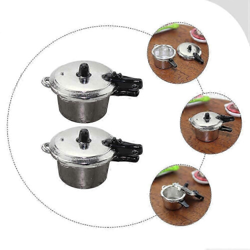 Pentola a pressione compatta in lega da 2 pezzi - Mini elettrodomestico da cucina 2