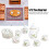15pcs 1/12 Ceramics Tea Cup Set Dollhouse Decoration Simulation Mini Kitchen Accessories 3