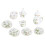 15pcs 1/12 Ceramics Tea Cup Set Dollhouse Decoration Simulation Mini Kitchen Accessories 2