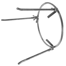 Camping Grill Rek Kampvuur Kook Statief Grijs 24.00X24.00X21.00CM Buitenuitrusting Vuurkorf Grillen