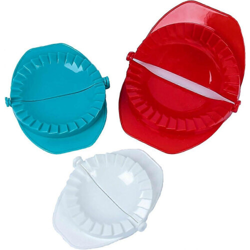 3 PCS Dumpling Maker Set, 3 Dumpling Molds(4, 5 & 6 inches in Diameter)Press Mold, Wrapper Pastry Tools