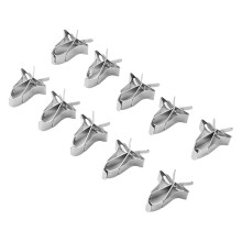 10 stücke Papagei Obst Gemüse Clips Edelstahl Papagei Obst Gemüse Feeder Clips für Papagei Lerche