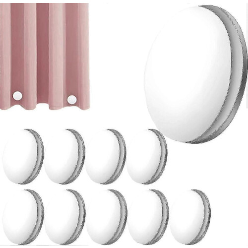 Poids magnétiques ronds pour rideaux de douche, 10 pièces