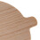 2 Pieces Pizza Peel Half Round Solid Wood Pizza Board for Vegetables Baking 3
