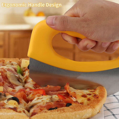 Coupe-pizza haut de gamme - Coupe-pizza multifonction avec housse de protection 1