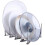 Supporto per coperchi, scolapiatti, in acciaio inox, supporto per coperchi, regolabile, scolapiatti 3