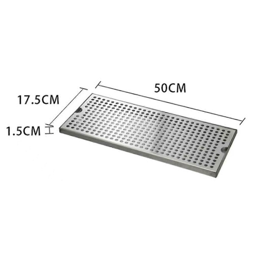 Stainless Steel Drip Tray for Bar, Rectangular Water Catching Tray 1