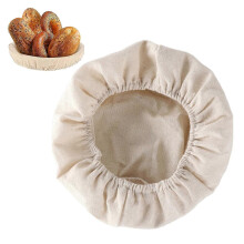 Couvre-pain pour la levée – Couvre-bols en tissu, torchons à pain pour la levée Couvre-panier en rotin