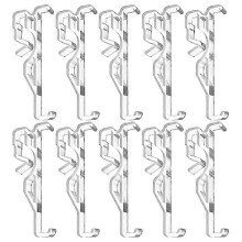 10 Stück Jalousien Versteckte Halterung Halter Clip Volant Retainer Clips Volant Clips Vertikale Jalousien