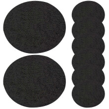 Lot de 8 tapis isolants ignifuges ronds de 8,5 cm, résistants à la chaleur, pour cônes d'encens