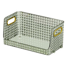 Organiseur de rangement transparent et élégant, solution de rangement sans effort, pour bureau, chambre,